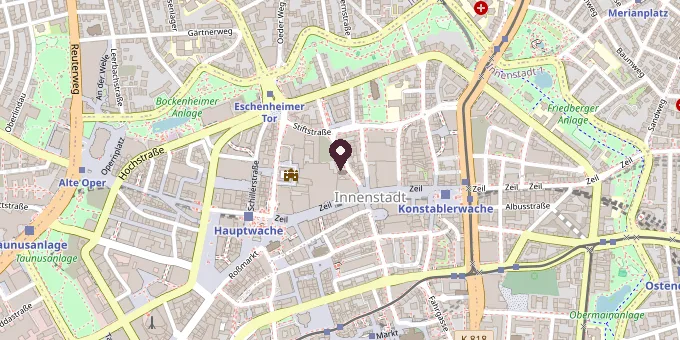 Karte: M1 Med Beauty Frankfurt