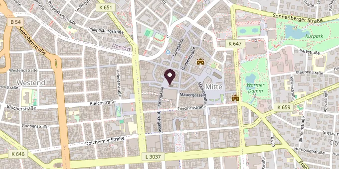 Karte: M1 Med Beauty Wiesbaden