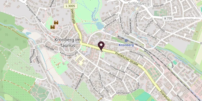 Karte: Hautarztpraxis Kronberg – Dr. Gündogan & Kollegen