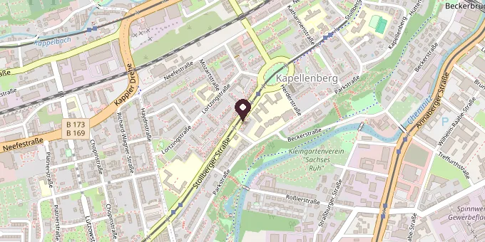 Karte: Kieferchirurgie Chemnitz – Kompetenzzentrum Kapellenberg